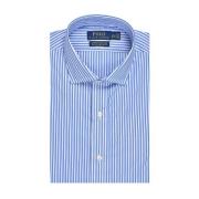 Casual Hemd, Blå Vertikal Stripe Forretnings Skjorte