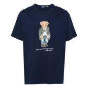 Bjørn Print T-skjorte Casual Stil