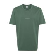 Grønn T-skjorte med Logo Print