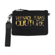 Herre Svart Logo Pochette fra Versace Jeans Couture