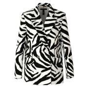 Zebra Print Blazer