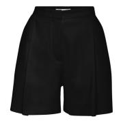 Høytlivs shorts med frontfolder