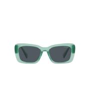 Blå Transparent Cateye Solbriller