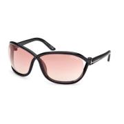 Solbriller med rosa brune gradientlinser