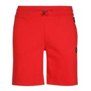 Rød Bomull Shorts