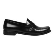 Blankt skinn loafers Ss23 svart