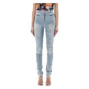 Super Skinny Stain Effect Jeans