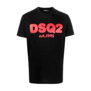 Dsq2 Est.1995 Bomull T-skjorte - Svart