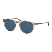 Transparent Grey/Dark Blue Sunglasses PH 4113