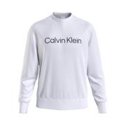 Bright White Calvin Klein Hero Logo Comfort Sweat Genser