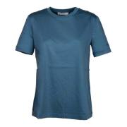 Blå Cosmo Bomull Modal T-skjorte