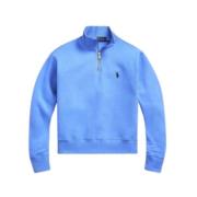 Blå Polo Ralph Lauren Blå Zip Sweatshirt Genser