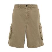 Herringbone Cargo Shorts
