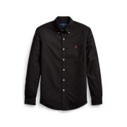 Slim Fit Garment-Dyed Oxford Skjorte