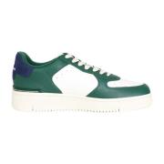 Hvite Grønne Blå Lave Profil Sneakers