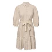 Linen Dress - Light Sand