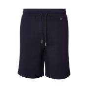 Blå Lexington Isaac Cotton Sweat Shorts Shorts