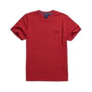 Hike Red Marl Superdry Vintage Logo Emb Tee T-Skjorter Poloshirt