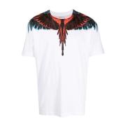 Hvit Icon Wings Casual T-skjorte
