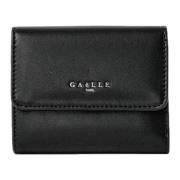 Mini Wallet Continental Glatt Eco-Skinn Svart