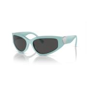 Blue Sunglasses Dark Grey Lenses