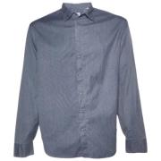Pre-owned Bla bomull Armani skjorte samlinger