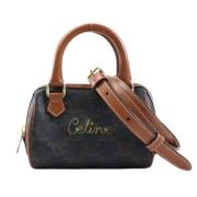 Pre-owned Brunt skinn Celine Triomphe