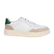 Hvite og grønne Aron Sneakers