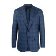 Blå Casual Plume Blazer