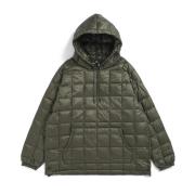 Oliven Taion Oversized Down Hoodie Dark Olive