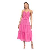 Pink Sea New York Cole Halterneck Dress Pink Kjole Og Skjørt