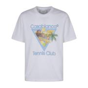 Afro Cubism Tennis Club Printed T-skjorte