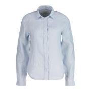 Reg Linen Chambray Shirt - Light Blue