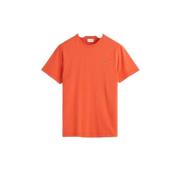 Oransje Gant Reg Shield Ss T-Shirt