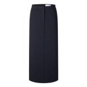 Rita Hw Long Skirt - Dark Sapphire Melange
