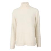 Jade Off-White Sweater Ribbed Edges