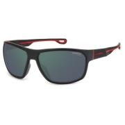 Stilige solbriller i Mt Black Red/Green