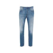 Italienske Jeans med Beltehemper