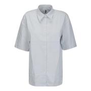 Poplin Short-Sleeve Skjorte