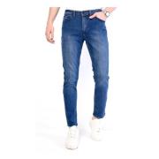 Vanlige stretch jeans med rette ben - Dp21-Nw