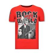 Eksklusiv T-skjorte Menn - Rock My World Cat