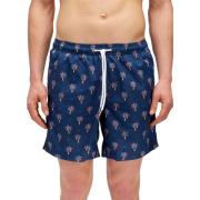 Strand Boxer Shorts med Palmette Print