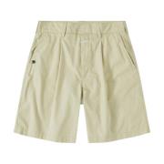 Popeline Bermuda shorts med lommer foran og bak