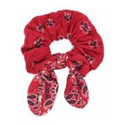 Rød Bandana Print Scrunchie