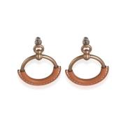 Pre-owned Leather earrings