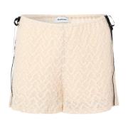 Lace Shorts - Miedziany Bialy