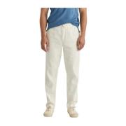 Off White Linen Trousers