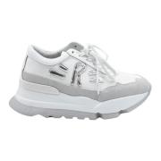 Sølv Hvit Bomber Sneakers