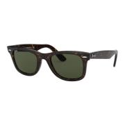 Klassiske Wayfarer solbriller Tortoise/Grønn