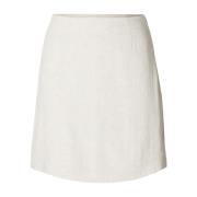 Viva Hw Short Skirt - Sandshell
